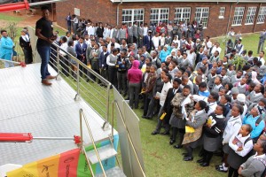 Grade 11 & 12 Learners (85) at Thembisa West Secondary School Date of visit: 23 February 2017